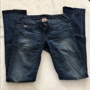 Straight leg True Religion jeans size 26